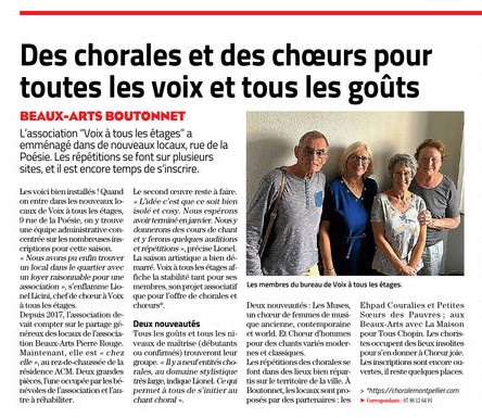 "Voix à tous les étages" apporte sa pierre à l'édifice d'une vie cuturelle riche et variée au sein du quartier